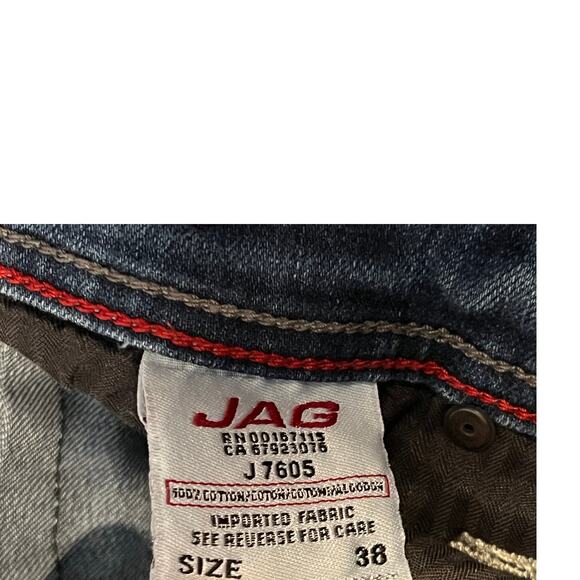 Jag Black Straight Fit Jeans Mens 38x29 - Picture 6 of 7